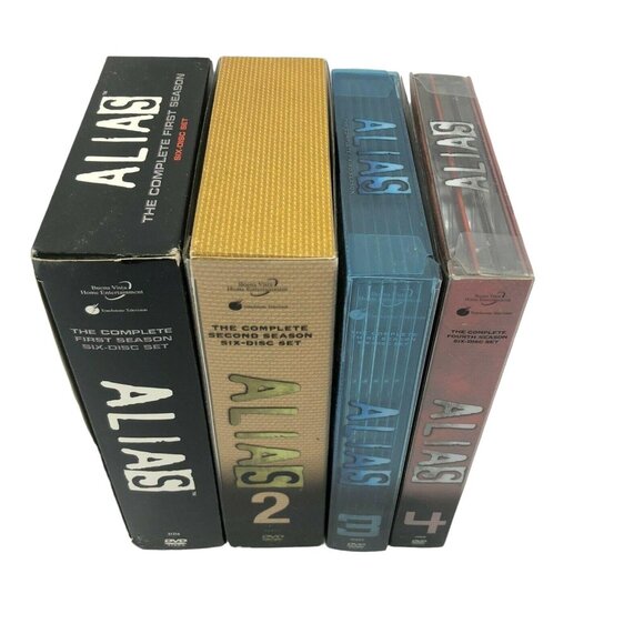 Alias Complete Series 1-4 Set Seasons 1 2 3 4 DVD Lot Garner Adventure EUC - Picture 2 of 10